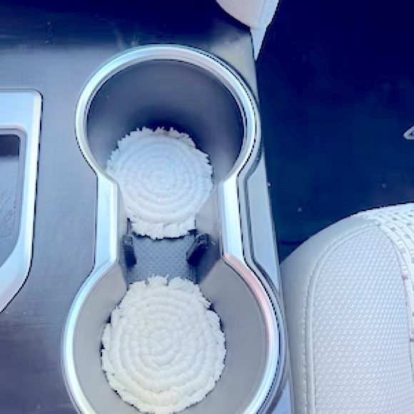 NEW: [2pc Set] Soul Embellishment’s Hand Woven Macrame Car Decor Coasters - Picture 5 of 17